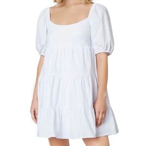 White NIA Silvana Dress - Size Large